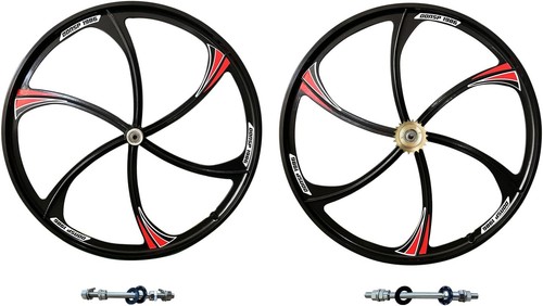 DONSP1986 26'' Bicycle Mag Wheel F&R Set w/Freewheel Alum and Magnesium Bike Rim - Picture 12 of 48