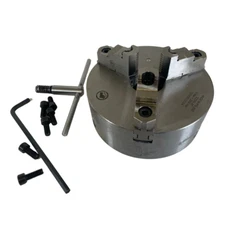 Bison 3205-8" 8" Dia Plain Back #3205 3-Jaw Self-Centering Scroll Chuck