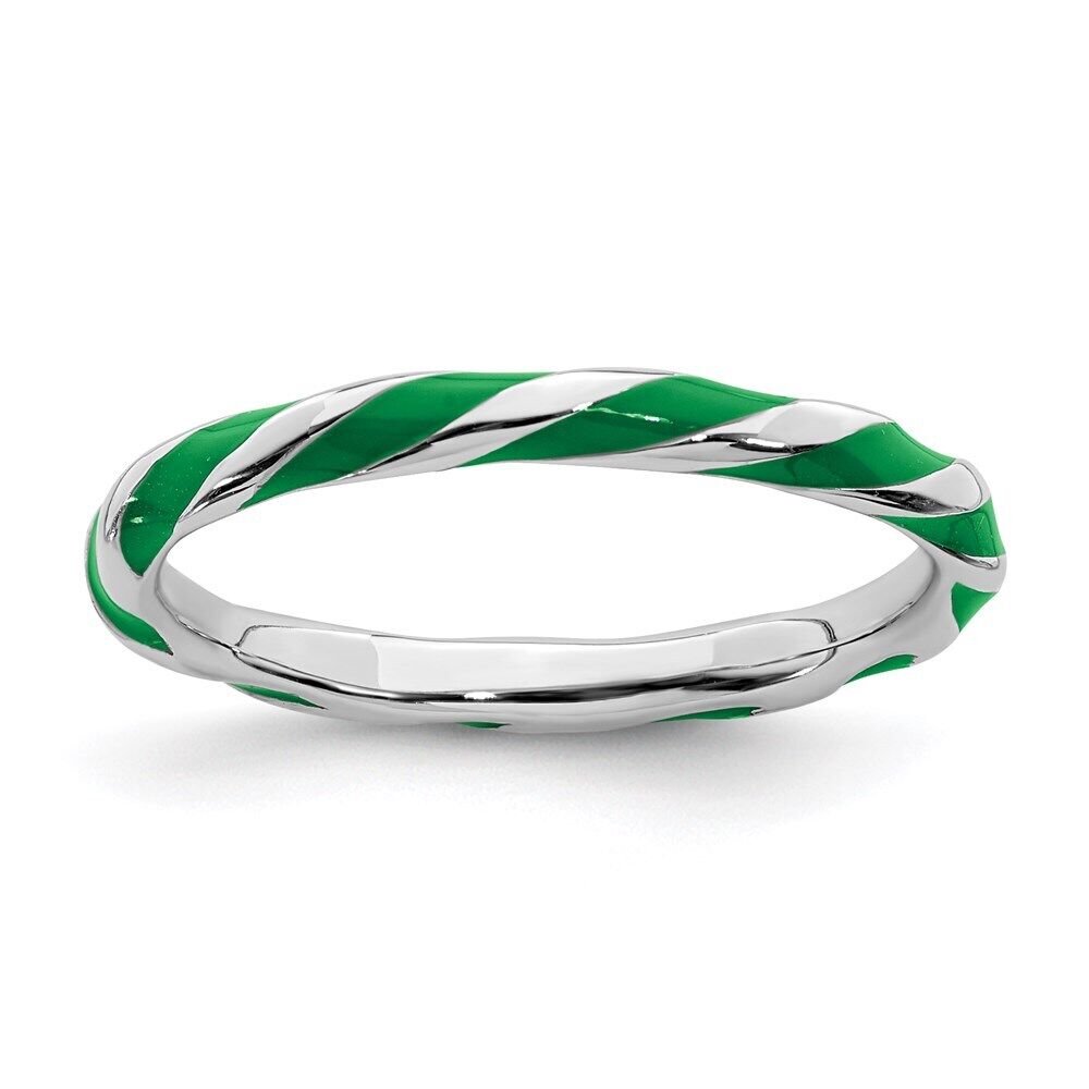 Sterling Silver Stackable Expressions Twist Ring Sterling Silver Stackable Expressions Twist Ring