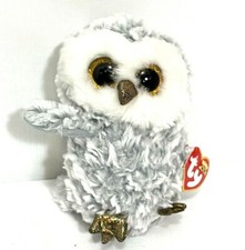 TY Beanie Boos 6" OWLETTE the Owl Plush Stuffed Animal Toy MWMTs Ty Heart Tags