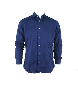 camicia uomo blu