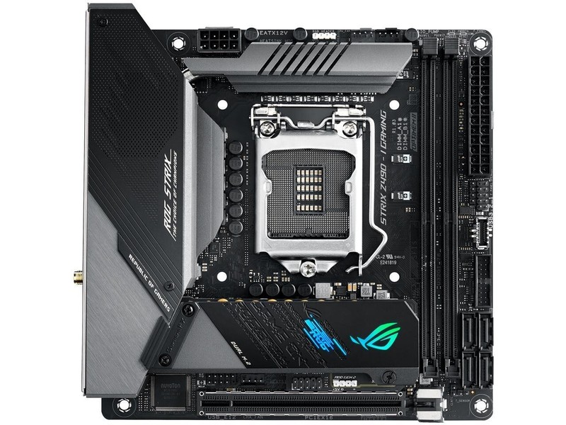 ASUS ROG STRIX Z490I Gaming Motherboard Intel Z490 Mini-ITX LGA 1200 2×M.2 HDMI