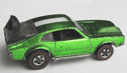 Hot Wheels Redline MIGHTY MAVERICK grün c6 sehr gut 1969 60er Vintage selten