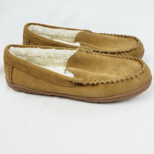 Lands' End Mens Suede Leather Moccasin 