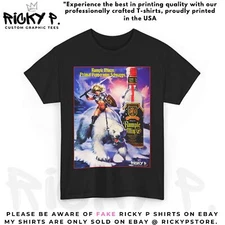 Ricky P 1991 Rumple Minze Schnapps Fierce Warrior Woman Polar Bear Unisex Tee