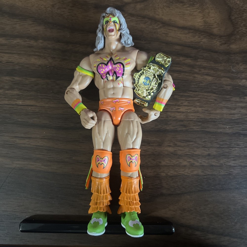 Mattel WWE Elite Lost Legends Flashback Ultimate Warrior Action Figure + Belt