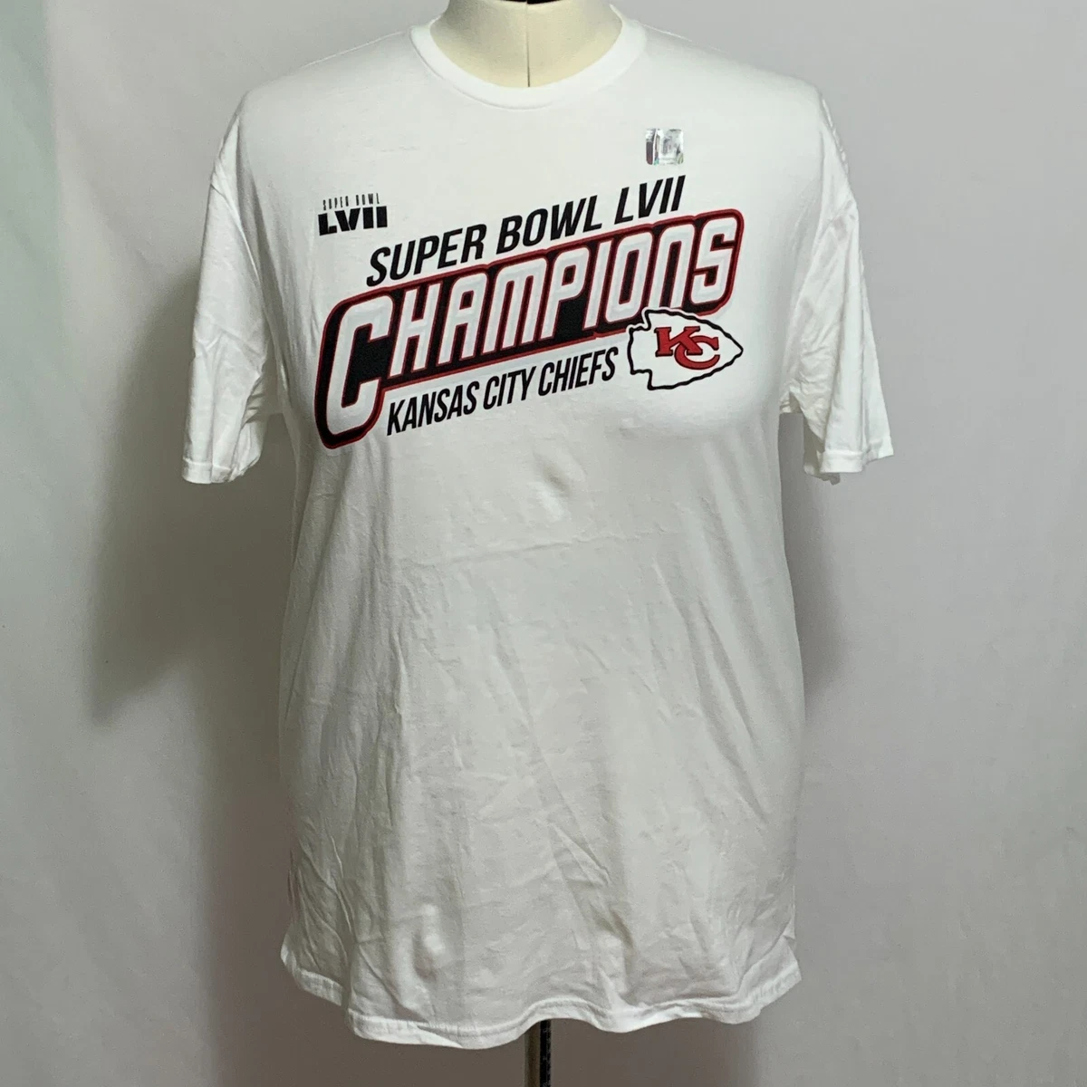 As Is NFL Super Bowl LVII Champions Chiefs Roster T-Shirt 