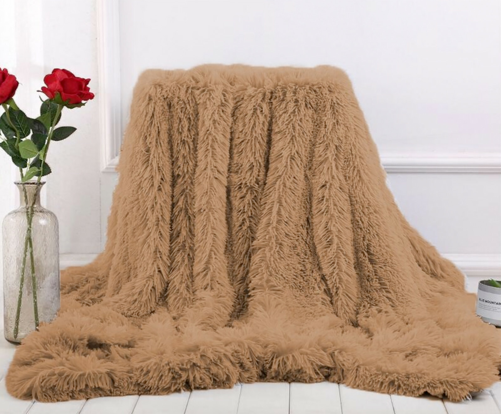 Kuscheldecke Wohndecke Tagesdecke 160x200/200x220/220x240 Felloptik