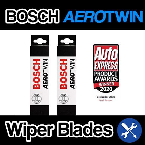 BOSCH AERO AEROTWIN FLAT Front Windscreen Wiper Blades For: Audi SQ5 (12-) - Picture 1 of 3