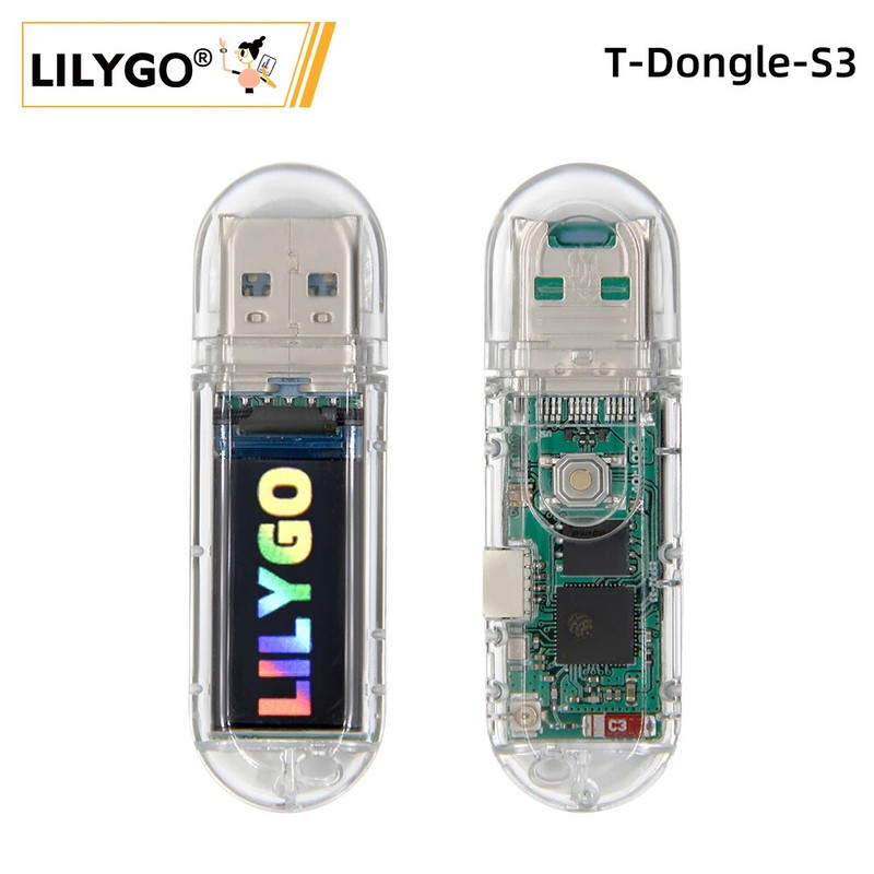 ESP32-S3 Development Board Dongle ST7735 LCD Support WiFi Bluetooth TF Card
