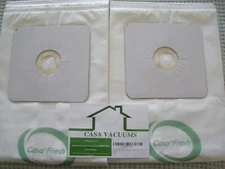 2 CASA FRESH VACUUM BAGS CV391 Designed to Fit Nutone Central Vacuums HEPA BAGS