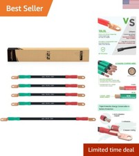 Golf Cart Battery Cables 4 Gauge for 36v  48v EZGO TXT 1994-UP, AC/DC Wire G...