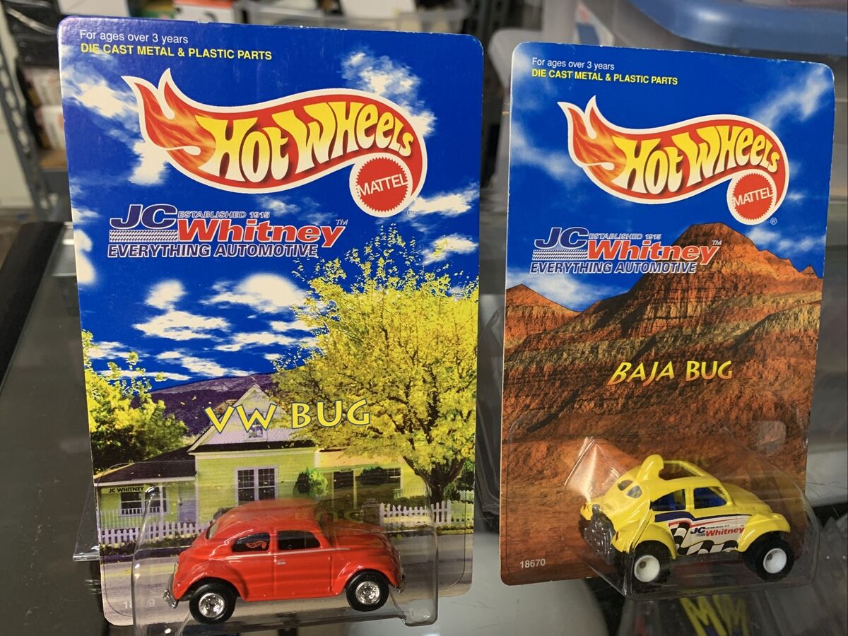 lot of 21997 Hot Wheels JC WHITNEY VW bug Red & Yellow VW lot of 21997 Hot Wheels JC WHITNEY VW bug Red & Yellow VW