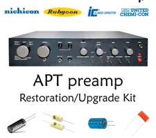 Apt Holman one preamplifier restoration repair upgrade rebuild kit capacitor