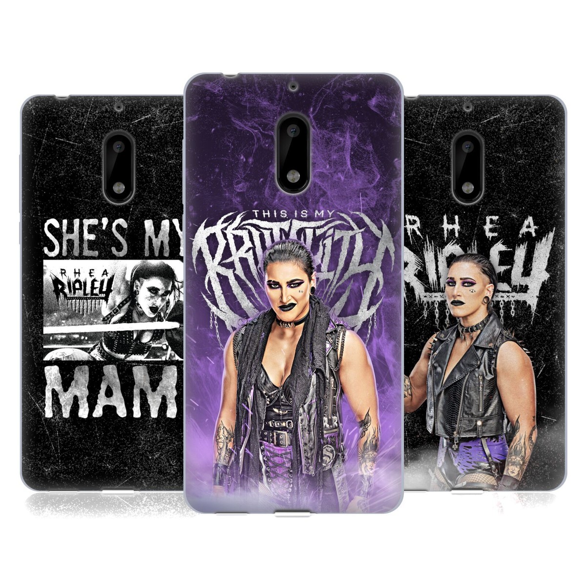 OFFICIAL WWE RHEA RIPLEY SOFT GEL CASE FOR NOKIA PHONES 1 OFFICIAL WWE RHEA RIPLEY SOFT GEL CASE FOR NOKIA PHONES 1