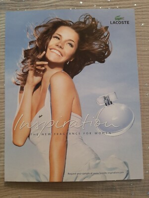 Werbepapier Parfum. Parfum Ad Lacoste Inspiration von 2006 ANG