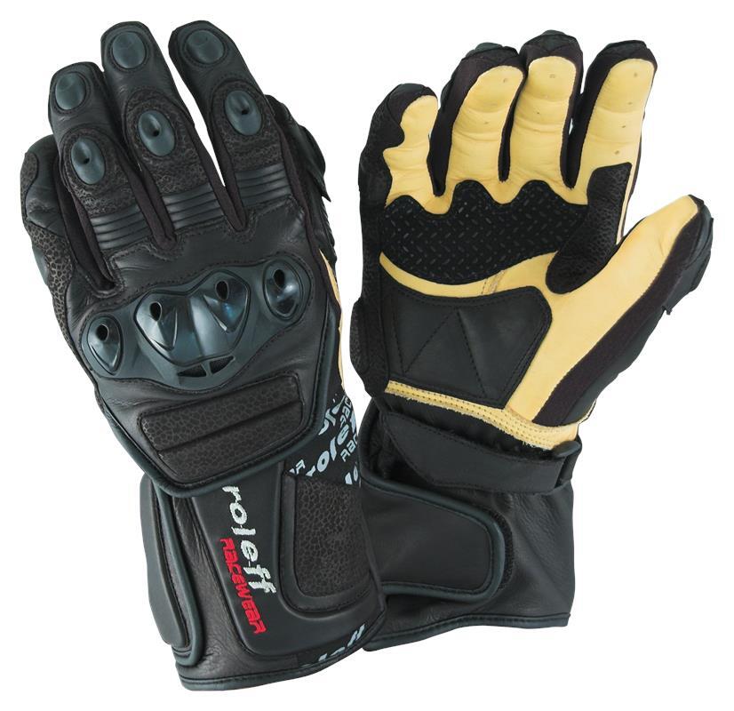 Gants en cuir de kangourou Roleff noir XXL l'excellence de la protection sport