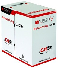 Techly Professional Matassa F/UTP Cavo Cat.5E CCA 305m Flessibile Grigio