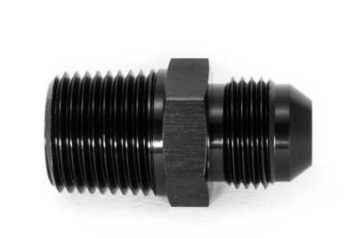 Gewindeadapter 1/2'' NPT zu Dash 8 schwarz 3/4 - 16UNF - AN8 JIC8