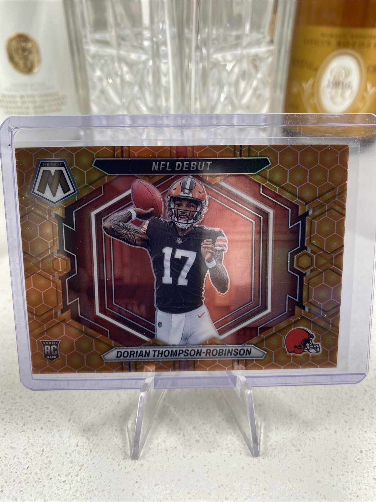 2023 Panini Mosaic NFL Debut Dorian Thompson-Robinson Honeycomb Prizm SSP RC🔥
