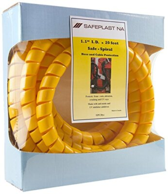 #ad #ad Pre Cut Spiral Wrap Hose Protector 1.25quot; OD 20#x27; Length Yellow $48.17