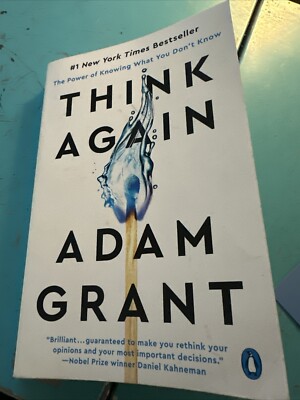 Think Again: The Power of Knowing What You Dont Know - Paperback - GOOD