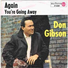 Don Gibson Again / Youre Going Away MONO Vinyl Single 7inch NEAR MINT