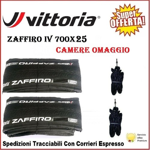 2 Copertoncini 700X25 VITTORIA ZAFFIRO IV Bici Corsa Strada Copertone  Pieghevole | eBay