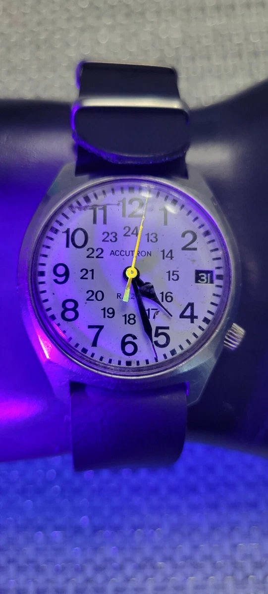 Rare Bulova Railroad Approved R.R.218 N7 Tunning Fork 2992.10 Quartz Men s Watch