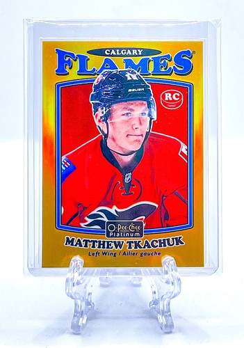 MATTHEW TKACHUK 2016 O-Pee-Chee Platinum #R-86 RETRO GOLD RAINBOW ROOKIE RC /149