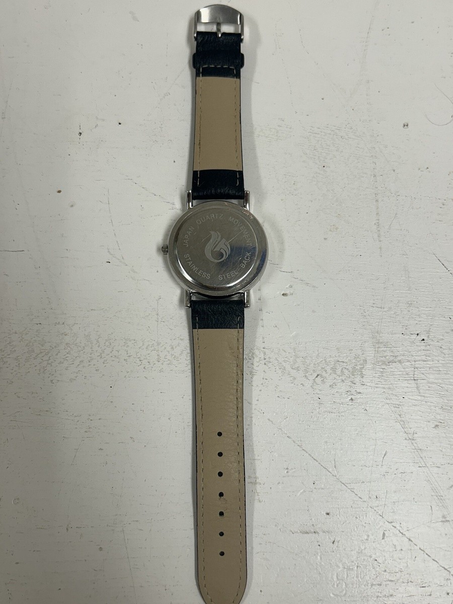 RARE NEW DIAMOND FLAME WATCH QUARTZ GENUINE LEATHER | eBay display picture 1