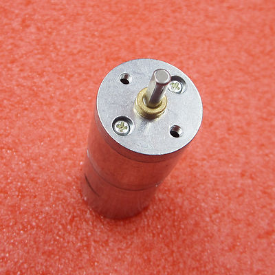 12V DC High Torque Gear Motor - 60 RPM, 25mm Shaft, Powerful Reduction Motor For DIY Projects