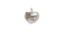 Westie Charm Jewelry Sterling Silver Handmade West Highland White Terrier Charm