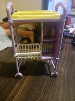 Mattel 2016 Purple Barbie Baby Nursery Changing Table/Doctors Cart | eBay