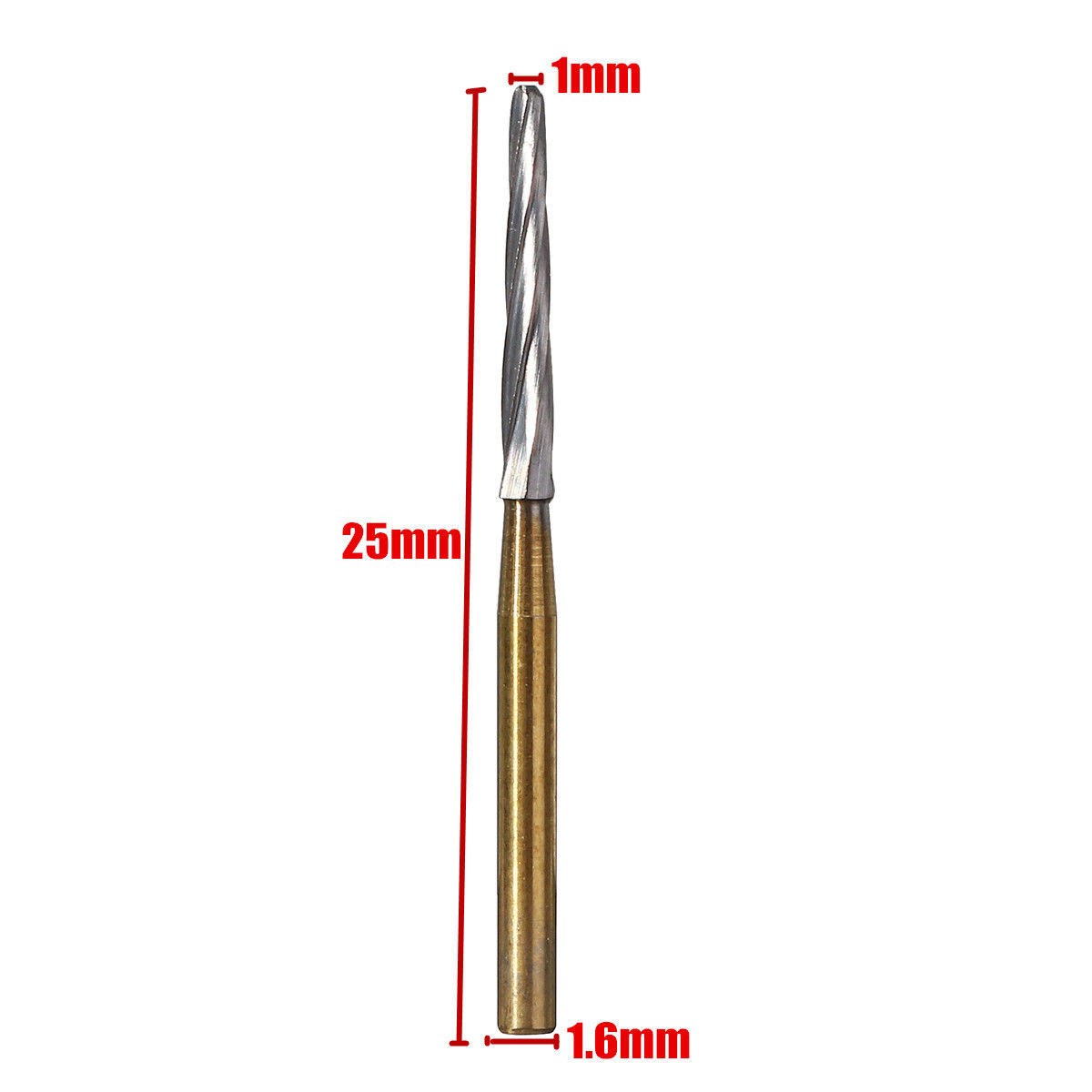 10PCS Dental Lab FG ENDO-Z Burs – Carbide Tungsten Steel Trimming & Finishing Burs, 25mm 2 thumbnail image