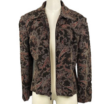 Nwt Giancarlo Ferrari Paisley Metallic Evening Jacket Originally $200.00