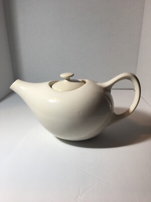 Vintage Mid Century Modern Porcelain Teapot**Ivory **Russell Wright STYLE