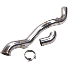 3 Exhaust For Silverado Sierra Single Turbo Vortec 4.8 5.3 6.0 6.2 Tube Vortec