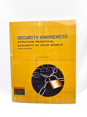 Security Awareness: Applying Practical Security in Your World - FREE SHIPPING