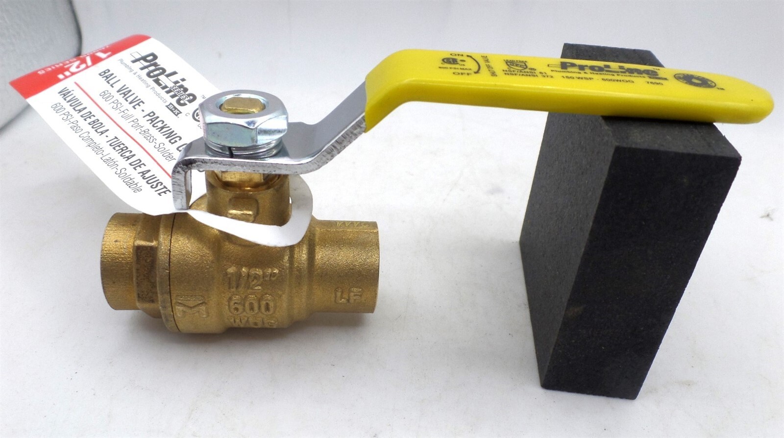 B&K 107-853HN PROLINE 1/2" 7690S BRASS SWT FULL PORT BALL VALVE SWEAT X SWEAT