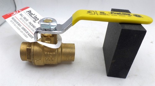 B&K 107-853HN PROLINE 1/2" 7690S BRASS SWT FULL PORT BALL VALVE SWEAT X SWEAT