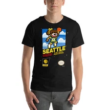 Seattle Storm Basketball Jersey Team NES Nintendo Vintage 8-bit Retro T-Shirt