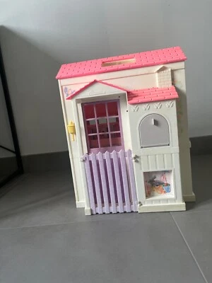 vintage 1996 Mattel Barbie Folding Portable Travel Play Set 1990s - Photo 1/4