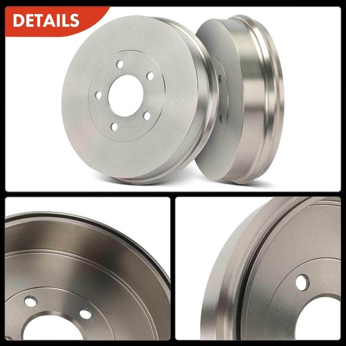 A-Premium 2x Brake Drum Rear Side for Ford Escape Mazda Tribute Mercury Mariner - Picture 8 of 10