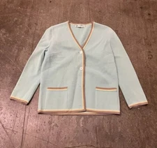 Vintage 1950s Wool Cardigan Sweater Italy RARE Gino Paoli