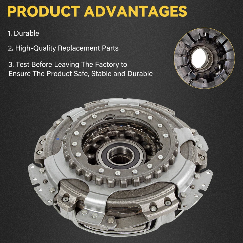 Dual Clutch Kit 7speed 0AM198140L 6020006000 For VW Jetta Audi 0AM DQ200 DSG US - Imagem 2 de 4