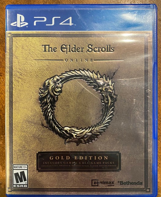 The Elder Scrolls Online Gold Edition Playstation 4 PS4 Game eBay