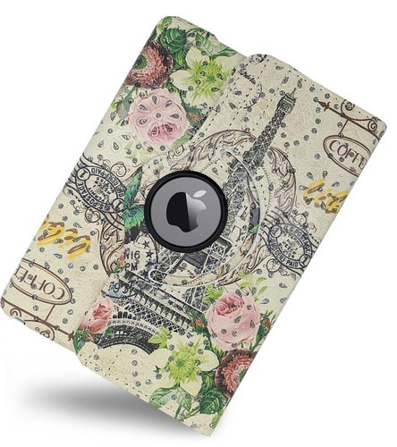 Custodia in pelle girevole 360 per Apple iPad Air 2 / 2a generazione - Foto 9 di 15