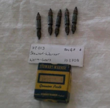SPEEDOMETER WORM GEARS STEWART-WARNER 103708 (NOS) BOX OF 5 VINTAGE CAR PARTS