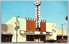 Vintage Palladium Hollywood CA Postcard Lawrence Welk & Capitol Records